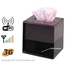 Wifi IP CCD 480TVL Mini DVR Tissue Box Covert DVR Hidden Spy Camera Support 32GB SD Card